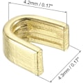 Miniatyrbillede 2 af 5: 80 stk. Lynlås Slider Holdere, 4,2 mm U-formede Topstoppere Lukkede Lynlåse