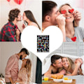 Miniatyrbillede 2 af 4: Spil Skrab Plakat Spil for Par Valentinsdag Gave Vægplakat Gave til Hende og til Hende