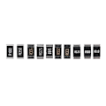 Miniatyrbillede 4 af 5: 50 stk. Alloy Modstand 2512 Smd Modstandsprøver Kit, 10 Typer x 5 stk = 50 stk R001 R002 R005 R008 R010 R