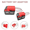 Miniatyrbilde 4 av 5: Batteriadapter for Milwaukee M18 Xc 18v til Dock Power 2 ledninger utgang DIY