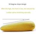 Miniatyrbilde 5 av 5: Memory Foam Sittebenspute med to hull for rumpe, korsrygg, hamstrings, hofter, Ischial Tuberosity Coccyx-pute for halebeinsmerter, Blå,-