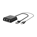 Miniatyrbillede 1 af 5: RJ45 Splitter 1 til 2 Ethernet Adapter Kompatibel Cat5 Cat5E Netværkskabel Forlænger til Router Laptop (Han)