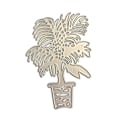 Miniatyrbillede 1 af 5: Metal Skærestencils Pottet Blad Scrapbooking Stencil Udskæringer Kort Prægning Diy Banmo