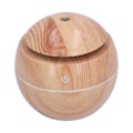 Miniatyrbilde 4 av 5: Soppformet Mini Luftfukter 130ml USB Tåke med Ambient Nattlys Trestrukturdesign
