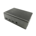 Pikkukuva 1 / 5: Alumiiniseoskotelo Raspberry Pi 4:lle, metallikuori, harmaa