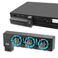 Miniatyrbild 2 av 5: Extern USB-kylare med 3 fläktar för Microsoft Xbox One X spelkonsol