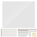 Miniatyrbilde 1 av 4: Åpen Ramme Transparent Akryl Overlock Datamaskinkabinett DIY Base Stativ For ATX Hovedkort YEMMA