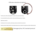 Miniatyrbilde 2 av 5: FY-SP002UB USB Mikrofonmodul/Omnidireksjonelt/Støyreduksjon/Selvbetjeningskiosk Mikrofon M