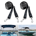 Miniatyrbillede 2 af 5: Marine presenningstropper med rustfrit stål snap loop Bimini top hardware