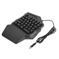 Miniatyrbild 2 av 5: G94 Enhands Gaming Tangentbord USB Kabelansluten RGB Bakgrundsbelyst 35 Tangenter Tangentbord för Dator (Blandat Ljus)