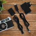 Miniatyrbilde 4 av 5: Np-fw50 Dummy Batteri + 5v 3a Usb Strømadapterkabel Med Strømplugg Erstatning For Ac-pw20 For N