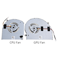 Miniatyrbilde 2 av 5: CPU GPU Kjøler for DELL for Alienware 17 R4 R5 P31E ALW17 Kjølevifte 5V 0.4A Se