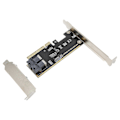 Pikkukuva 3 / 5: PCIE X8 - U.2 -sovitinkortti, kaksoisportti SFF 8643 Mini SAS HD 36Pin PCIE -sovitinkortti tavalliselle pöytäkoneelle YEMMA