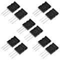Miniatyrbillede 2 af 5: Højeffekt Matched o Transistor - 5 Par Sorte 2SA1943 2SC5200