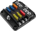 6/12-vägs Säkringsbox med LED-indikator