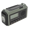 Miniatyrbillede 5 af 5: Nødradio FM AM SW WX 10000mAh Solopladning Bærbar LCD Digital Display Håndsving Radio til Udendørs Brug