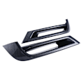 Miniatyrbilde 4 av 5: Bil Karbonfiber Frontfanger Nedre Grill List Trim Tåkelys Ramme Deksel Trim for -V XRV XR-V 2022 2023