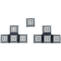 Miniatyrbild 1 av 5: Ema Profil Abs Double Shot Kristall Keycaps Novelty Keycap För 61 60% Bm60 Mekaniskt Tangentbord Endast Keycap