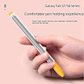 Miniatyrbilde 2 av 5: Galaxy Tab S7/S8 Stylus Penn Deksel Stylus Penn Sleeve Sklisikker Anti-Beskyttende Veske Gul