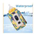 Miniatyrbild 5 av 5: Universal USB-mjölksvärmare för resor, vagn, isolerad väska med digital display, spädbarnsvärmare - kamouflage
