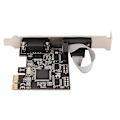Miniatyrbillede 1 af 5: PCIe RS232 Seriel Adapterkort 250Kbps 2 Porte PCI Express X1 Plug and Play PCIe til Dobbelt Seriel Kort til Printer Scanner YEMMA