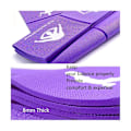 Miniatyrbillede 4 af 5: Foldbar yogamåtte i PVC, træningsmåtte, tyk, ikke-foldbar fitnessmåtte, gulvspilmåtte, lilla