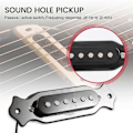 Miniatyrbillede 5 af 5: Magnetisk akustisk pickup til guitar Sort
