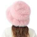 Miniatyrbillede 1 af 5: Faux Fur Dame Vinter Spand Hat Varm Beskyttelse Mod Kold Fiskerhue Moderigtig Vinterhat Til Kvinder Vinterhue-a