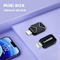 Miniatyrbilde 1 av 5: CarAiBox 2-i-1 Plug and Play Trådløs CarPlay Adapter Trådløs Android Auto Dongle Boks for Bilradio med Kablet CarPlay