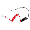 Miniatyrbillede 5 af 5: Sikkerhedsdrabsknap & Lanyard til OMC Johnson Evinrude Sierra Udskiftning 585134 432230 MP28870