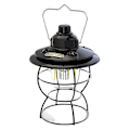 Miniatyrbild 1 av 4: 1-pack Retro LED Campinglykta Typ-C Uppladdningsbar och Dimbar, Söt Retro Handhållen Bärbar Campinglykta Utomhus, Perfekt Campinglykta för E