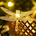 Miniatyrbillede 3 af 5: 50 LED Solcelle Lys Udendørs Guldsmede Lys Med 8 Lystilstande Vandtæt Belysning