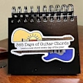 Miniatyrbild 2 av 5: 365 Dagar Gitarrackord Kalender, 2023 Gitarrackord Blad-för-dag Kalender Lära Kalender, presenter till Gitarrälskare, Nybörjare
