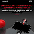 Miniatyrbillede 3 af 5: Trådløs Joystick Controller Arcade Fighting Game Fight Stick Gaming Joystick til PS3/PS4//Switch/PC/Android Sort