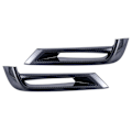 Miniatyrbilde 1 av 5: Bil Karbonfiber Frontfanger Nedre Grill List Trim Tåkelys Ramme Deksel Trim for -V XRV XR-V 2022 2023