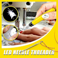 Miniatyrbillede 1 af 2: LED Belyst Nåletråder Indsætningsværktøj Husmor Ældre Guide Syenhed Tilbehør Nem Brug Wire Stitch Indsætningsværktøjer