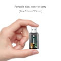 Pikkukuva 4 / 5: Ulkoinen USB-äänikorttisovitin Audio 5.1 Virtuaalinen 3D USB - 3,5 mm:n mikrofoni kaiutin kuulokeliitäntä kannettavan tietokoneen sovittimelle