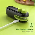Miniatyrbillede 4 af 5: Mini Poseforsegler, Genopladelig Håndholdt Plastikposeforsegler, Vakuum Poseforseglingsmaskine Bærbar, Sort & Grøn