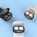 Pikkukuva 5 / 5: Pienet näkymättömät Bluetooth 5.3 HiFi Stereo -nappikuulokkeet, matalan latenssin langattomat kuulokkeet mikrofonilla työhön, musiikkiin B