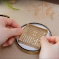 Miniatyrbillede 5 af 5: Røgelsestempel Værktøj Firkantet Dobbelt Øre Røgelsestempel Model Røgelse C