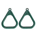 Miniatyrbillede 1 af 5: 2 stk. Trapez Ring Gyngesæt Legeplads Trapezstang Jungle Gym Abestang Ring Stor Trapez