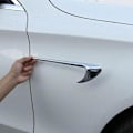 Miniatyrbilde 4 av 5: 1 par bilstyling sideuttak trim for C E Glc klasse W205 W213 E63s blad klistremerke B