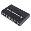 Miniatyrbillede 3 af 5: 2-port HDMI USB KVM 4K Switch Splitter til delt skærm, tastatur og mus, adaptiv EDID / HDCP, printer, plug and play