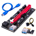 VER009S Bärbar USB 3.0 PCI-E 1X till 16X GPU Express Riserkort för Miner