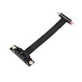 Miniatyrbillede 5 af 5: PCIe X1 Riser Kabel Dobbelt 90 Graders Højre Vinkel PCIe 3.0 X1 Til X1 Forlængerkabel 8gbps Pci Express