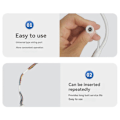 Miniatyrbilde 5 av 5: Ethernet LAN-kabel 10 Pin 10 Core PoE RJ45 Nettverkskabel for IP-kamera, Høyhastighets Dataoverføring