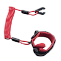 Miniatyrbillede 1 af 4: Bådstødssikkerhedslåsekabel Ew2-68348-00-00 Tether Cord Passer Til Yamaha Waveblaster Waverunner Fx140 Waveraider