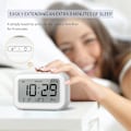 Miniatyrbillede 4 af 5: Digitalt Vækkeur til Soveværelse Rejse Kontor - Moderne Minimalistisk Stil med LCD-Display