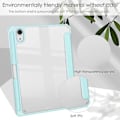 Miniatyrbild 4 av 4: För Ipad Mini 2021 Trelagers Vikbart Färgtryck Slim Ställ Fodral Stående Skydd Med Pennhållare Hållare Smart Cover
