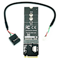 Miniatyrbillede 2 af 5: M.2 Key-m Til Key A-e/e Adapter Riserkort Til M.2 Ngff Pcie Protokol Trådløst Netværkskort Modul